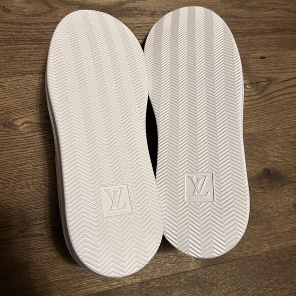 White Beverly Hills Louis Vuitton Mens Sneakers - Picture 13 of 14